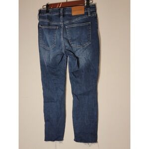 Lucky Brand Hayden Skinny Jeans Womens 4/27 Blue Denim Faded Stretch Whiskered